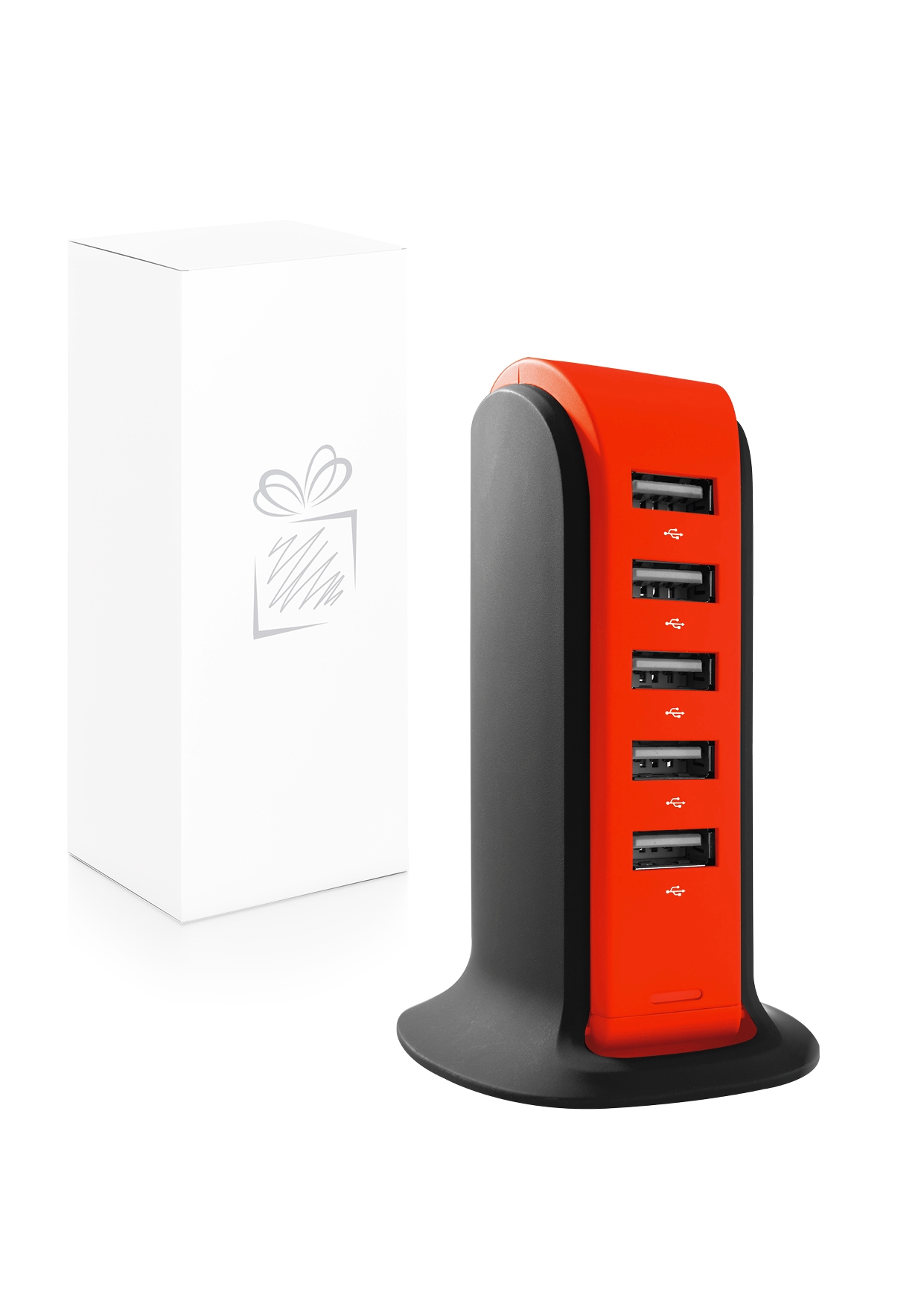 Branded 5 USB CHARGER TOWER PAINTURISSIMO