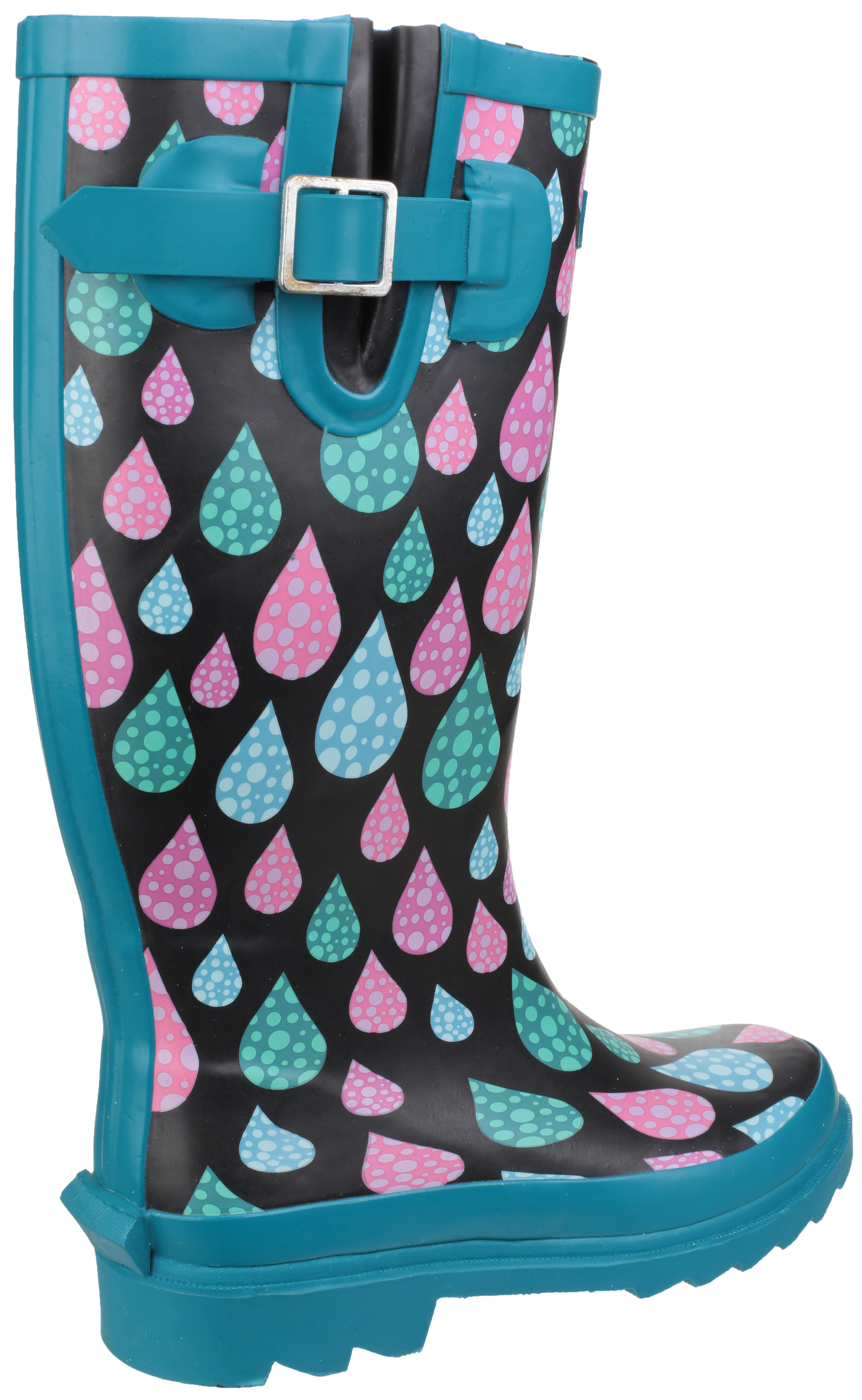Branded BURGHLEY RAINDROP WELLINGTON BOOTS