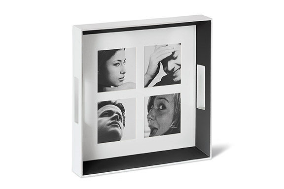 Promotional Family photo tray, 4x 10x10 cm 