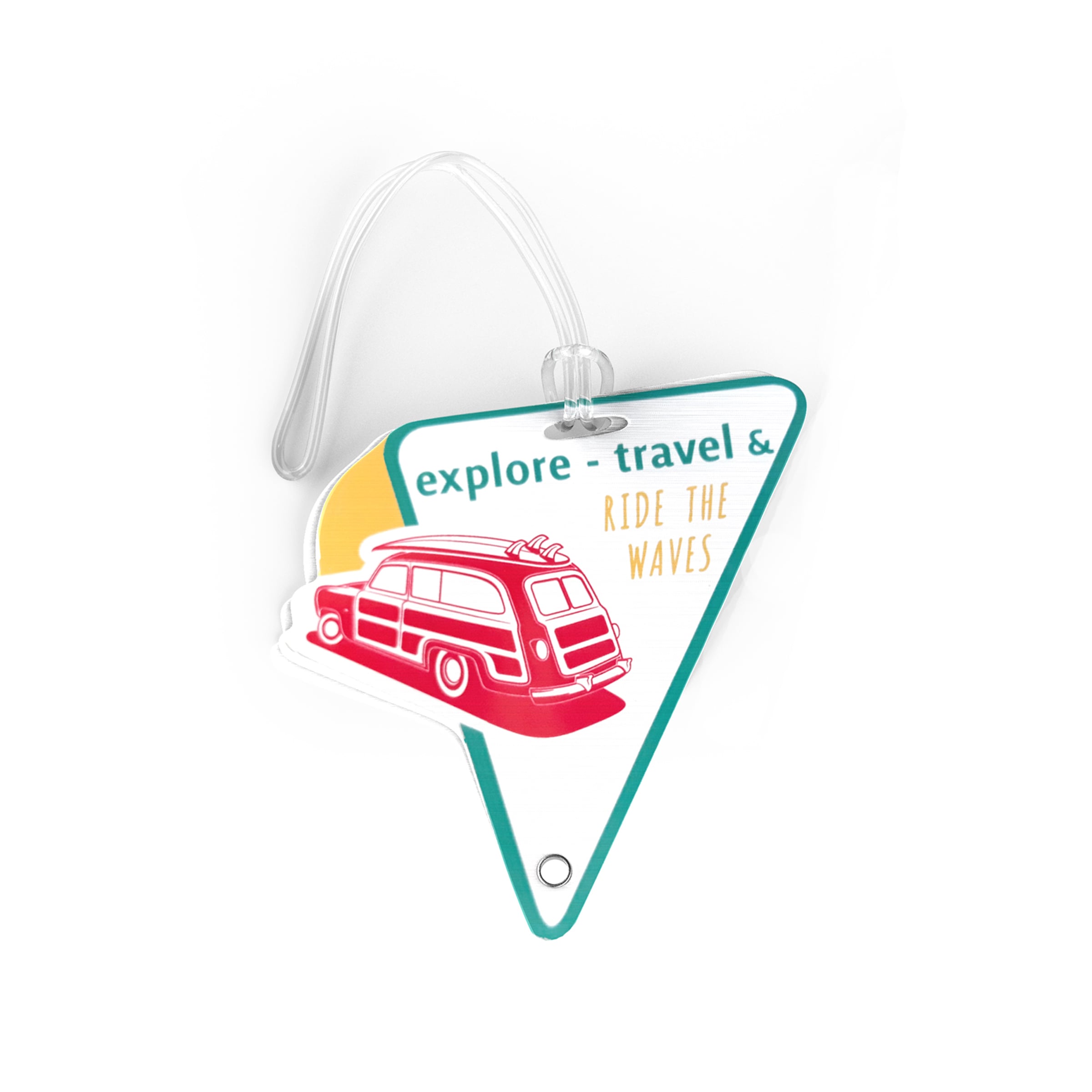 Branded Luggage Tag Contour