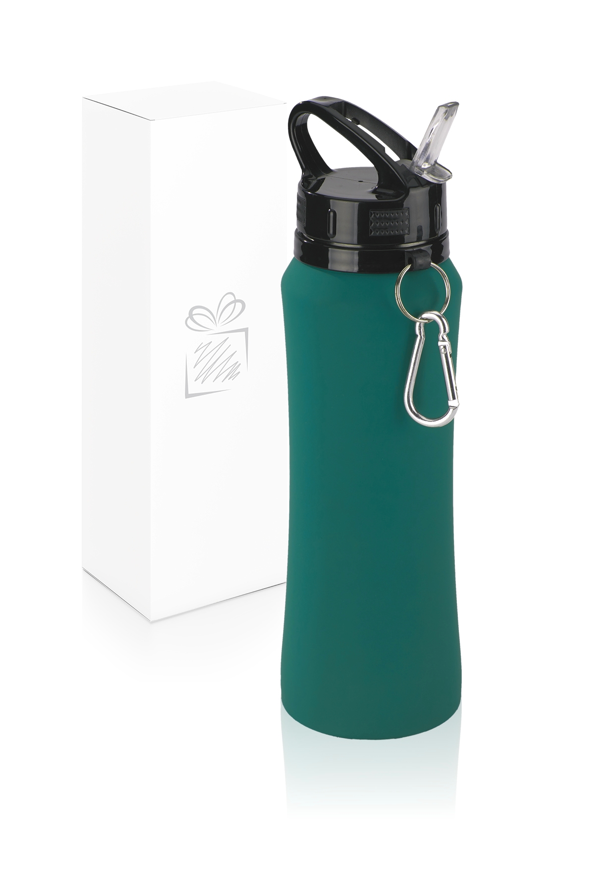 Printed PAINTURISSIMO WATER BOTTLE WITH METAL HOOK 700ML