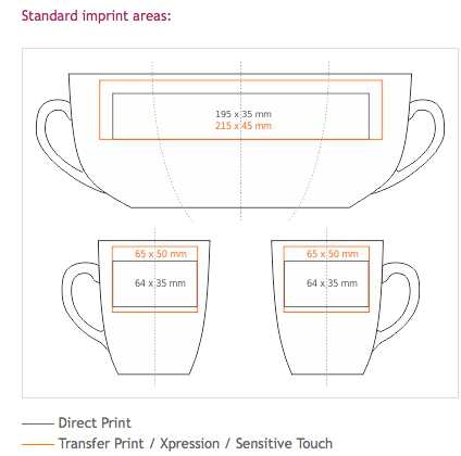 Branded Starlet Premium Porcelain Mug