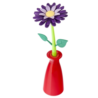 Flower Shop Violet Pen With Vase